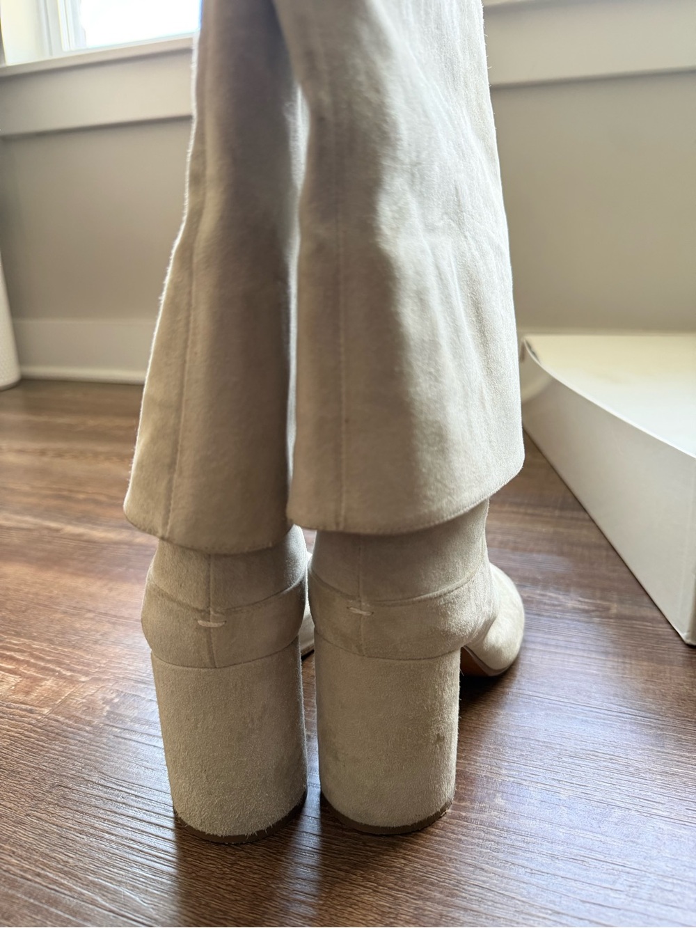 Maison Margiela Suede Tall Tabi Boots - Picture 6 of 7